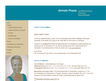 Tablet Screenshot of amrein-praxis.ch